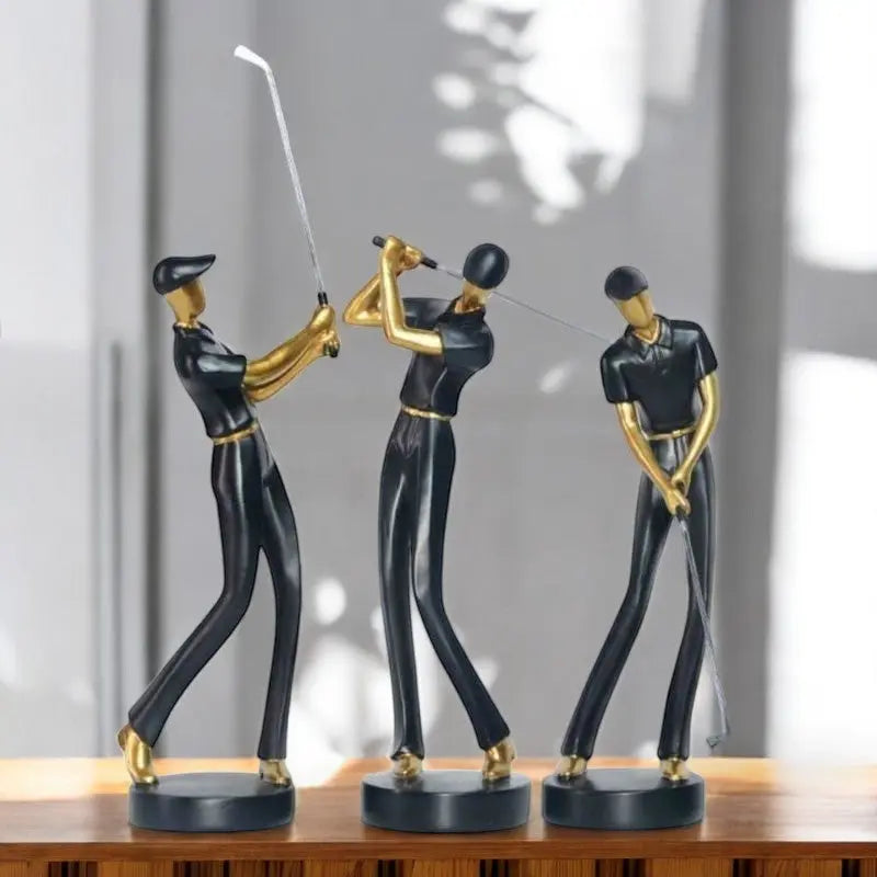 Decorative Figurine of Golf Swing – Kelly Style Sculpture