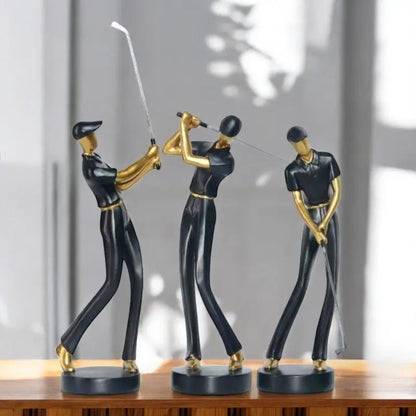 Decorative Figurine of Golf Swing – Kelly Style Sculpture