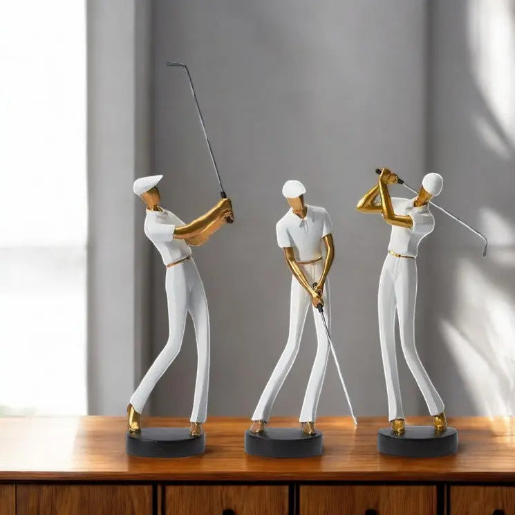Decorative Figurine of Golf Swing – Kelly Style Sculpture