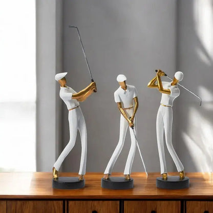 Decorative Figurine of Golf Swing – Kelly Style Sculpture