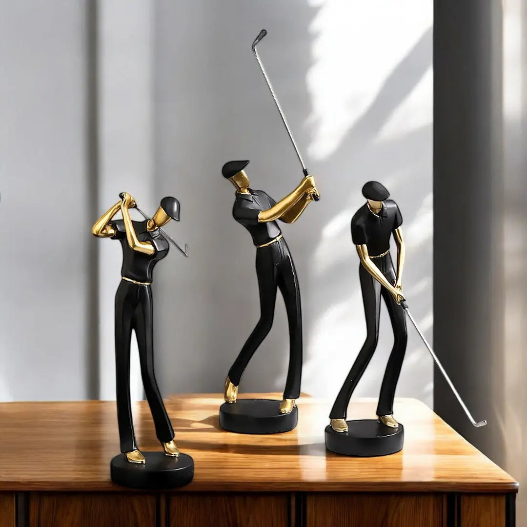 Decorative Figurine of Golf Swing – Kelly Style Sculpture