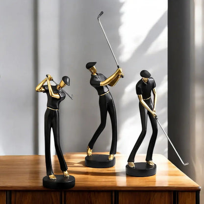 Decorative Figurine of Golf Swing – Kelly Style Sculpture