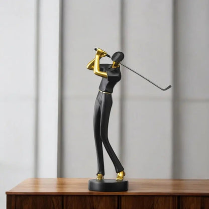 Decorative Figurine of Golf Swing – Kelly Style Sculpture