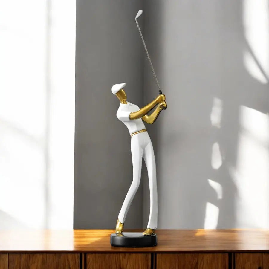 Decorative Figurine of Golf Swing – Kelly Style Sculpture