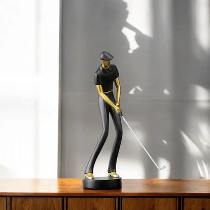 Decorative Figurine of Golf Swing – Kelly Style Sculpture