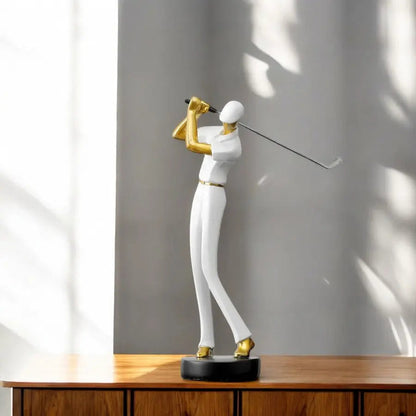 Decorative Figurine of Golf Swing – Kelly Style Sculpture