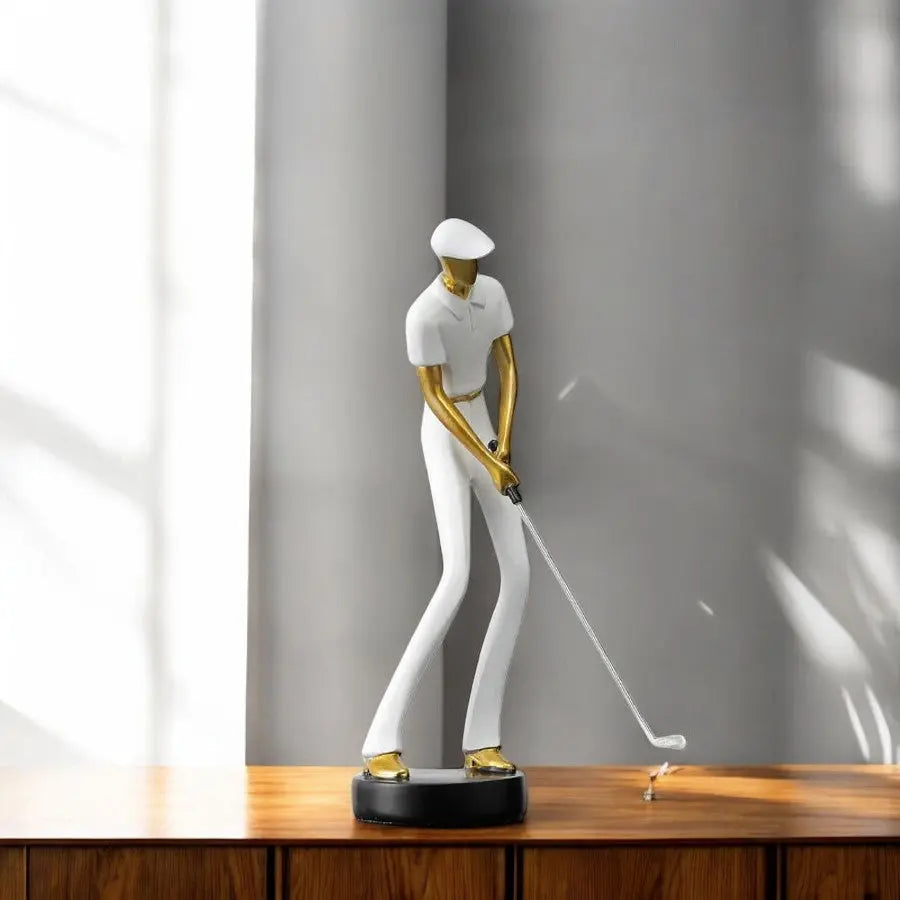 Decorative Figurine of Golf Swing – Kelly Style Sculpture