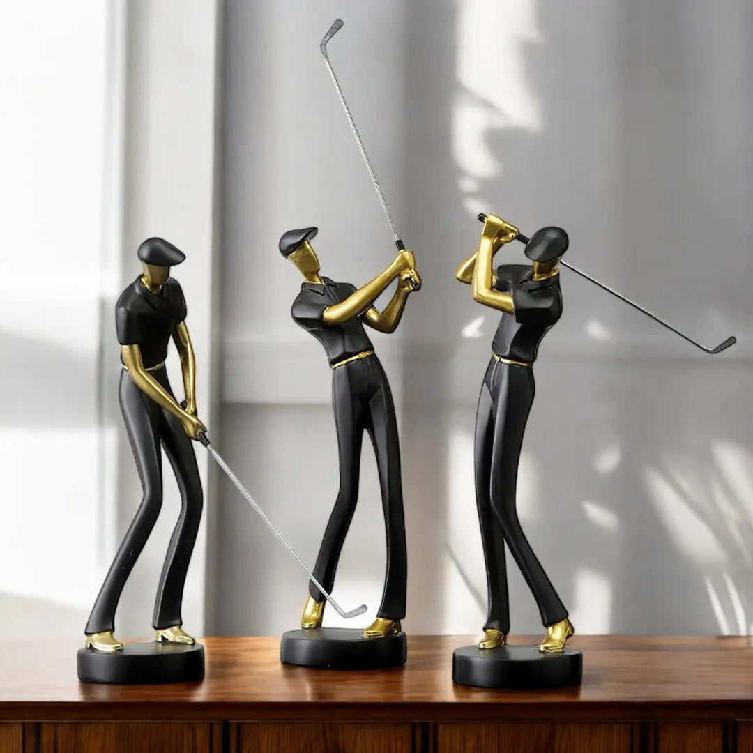 Decorative Figurine of Golf Swing – Kelly Style Sculpture