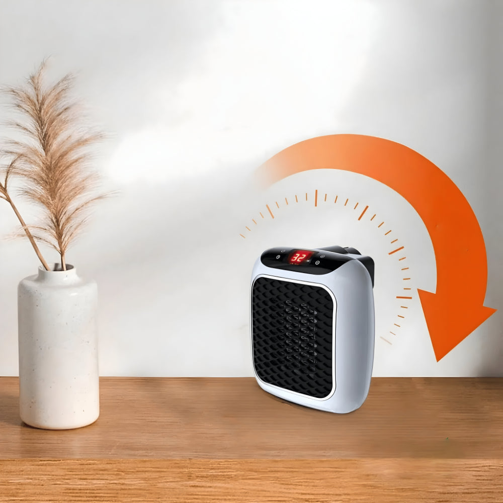Energy-Efficient Ceramic Wall Heater with Thermostat – Compact Design