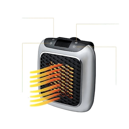 Energy-Efficient Ceramic Wall Heater with Thermostat – Compact Design