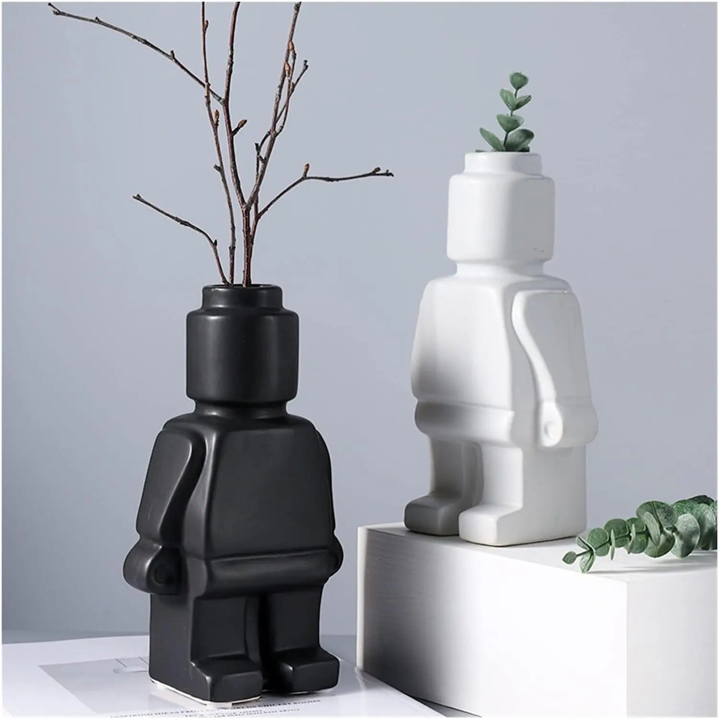 Contemporary Block Vase | A Stylish Touch for Any Space
