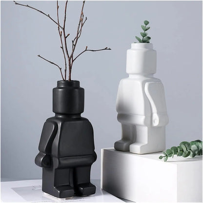 Contemporary Block Vase | A Stylish Touch for Any Space