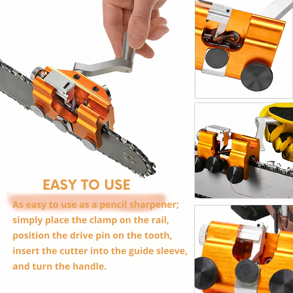 Precision Manual Chainsaw Sharpener | Revive Your Cutting Edge
