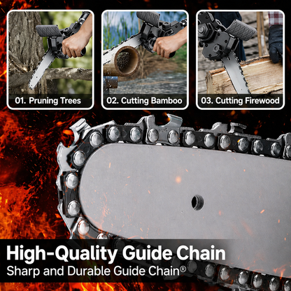 Transform Your Drill into a Powerful Compact Chainsaw