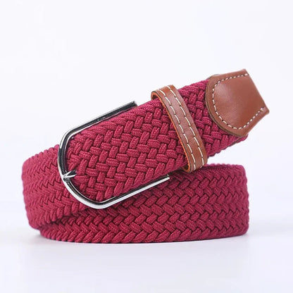 Stretchy Casual Belt Crafted from Elastic Fabric