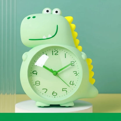 Charming Dino Alarm: Quiet Kids' Wake-Up Clock
