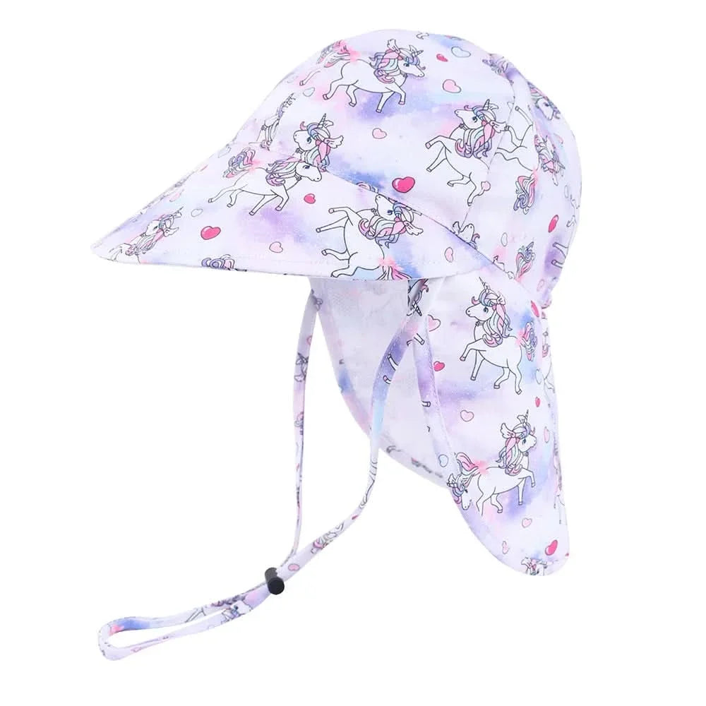Kids Cartoon Summer Bucket Hat for Sun Protection