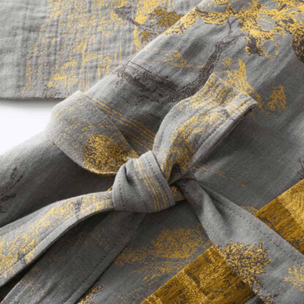 Elegant Comfort Robe | Unisex Design | Lightweight & Breathable | Spa Serenity