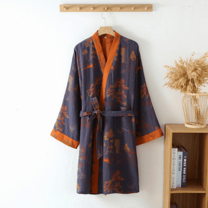 Elegant Comfort Robe | Unisex Design | Lightweight & Breathable | Spa Serenity