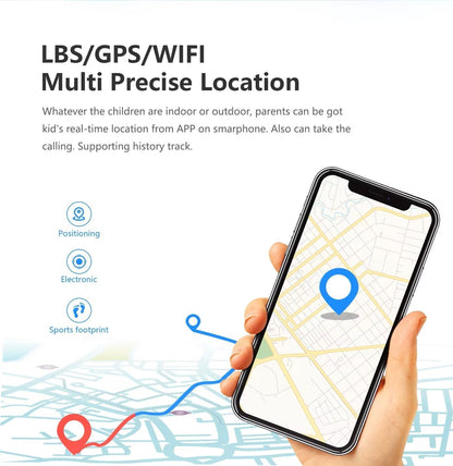 Kinder GPS Smartwatch | 4G video calls and contacts | SOS button | KidLink