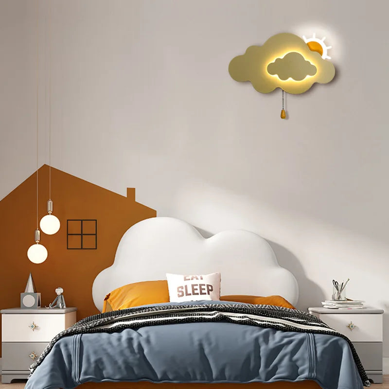 Children's Wall Light Fixture for Playful Bedroom Decor