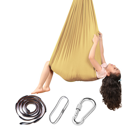 Serene Swing | Soft Comfort Fabric | Sensory Haven for Kids