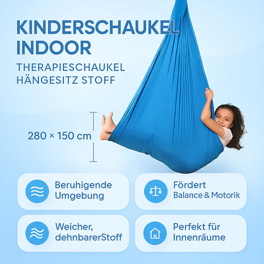 Serene Swing | Soft Comfort Fabric | Sensory Haven for Kids