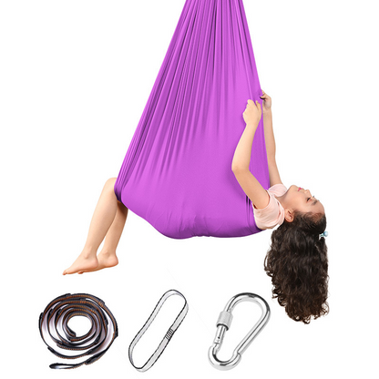 Serene Swing | Soft Comfort Fabric | Sensory Haven for Kids