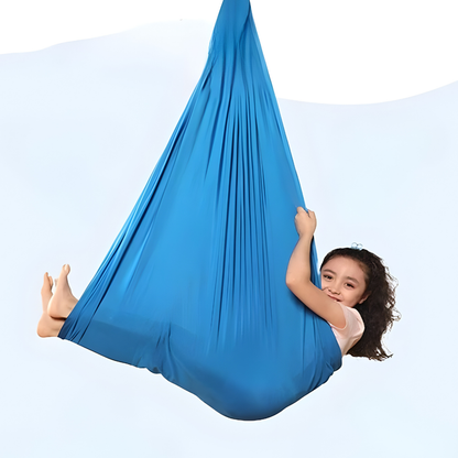 Serene Swing | Soft Comfort Fabric | Sensory Haven for Kids