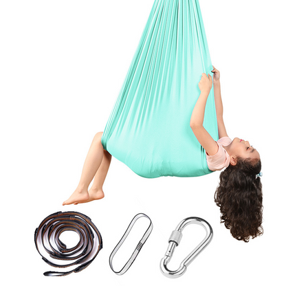 Serene Swing | Soft Comfort Fabric | Sensory Haven for Kids
