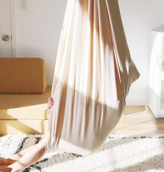 Serene Swing | Soft Comfort Fabric | Sensory Haven for Kids