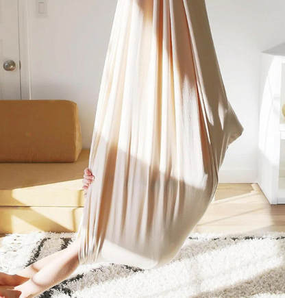 Serene Swing | Soft Comfort Fabric | Sensory Haven for Kids