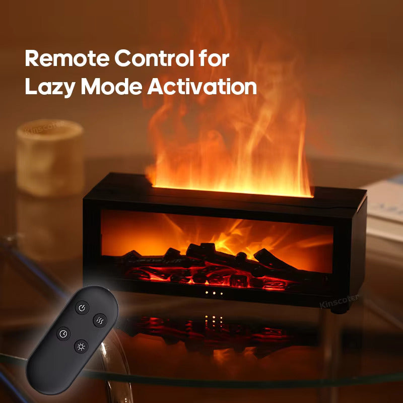 Serene Flame Humidifier for Comfort and Wellness
