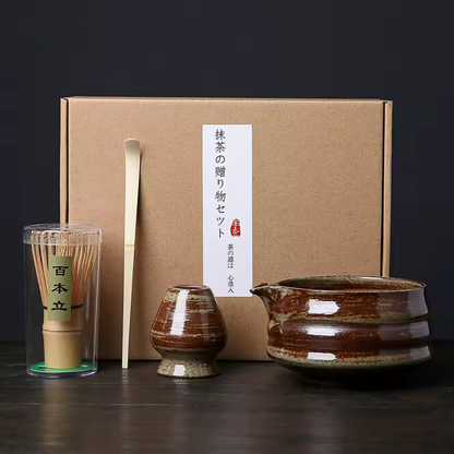Japanese Matcha Tea Set with Teapot and Essential Tools