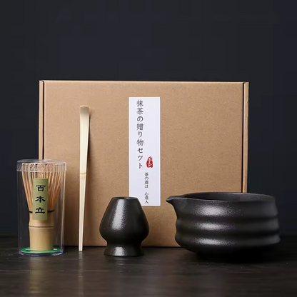 Japanese Matcha Tea Set with Teapot and Essential Tools