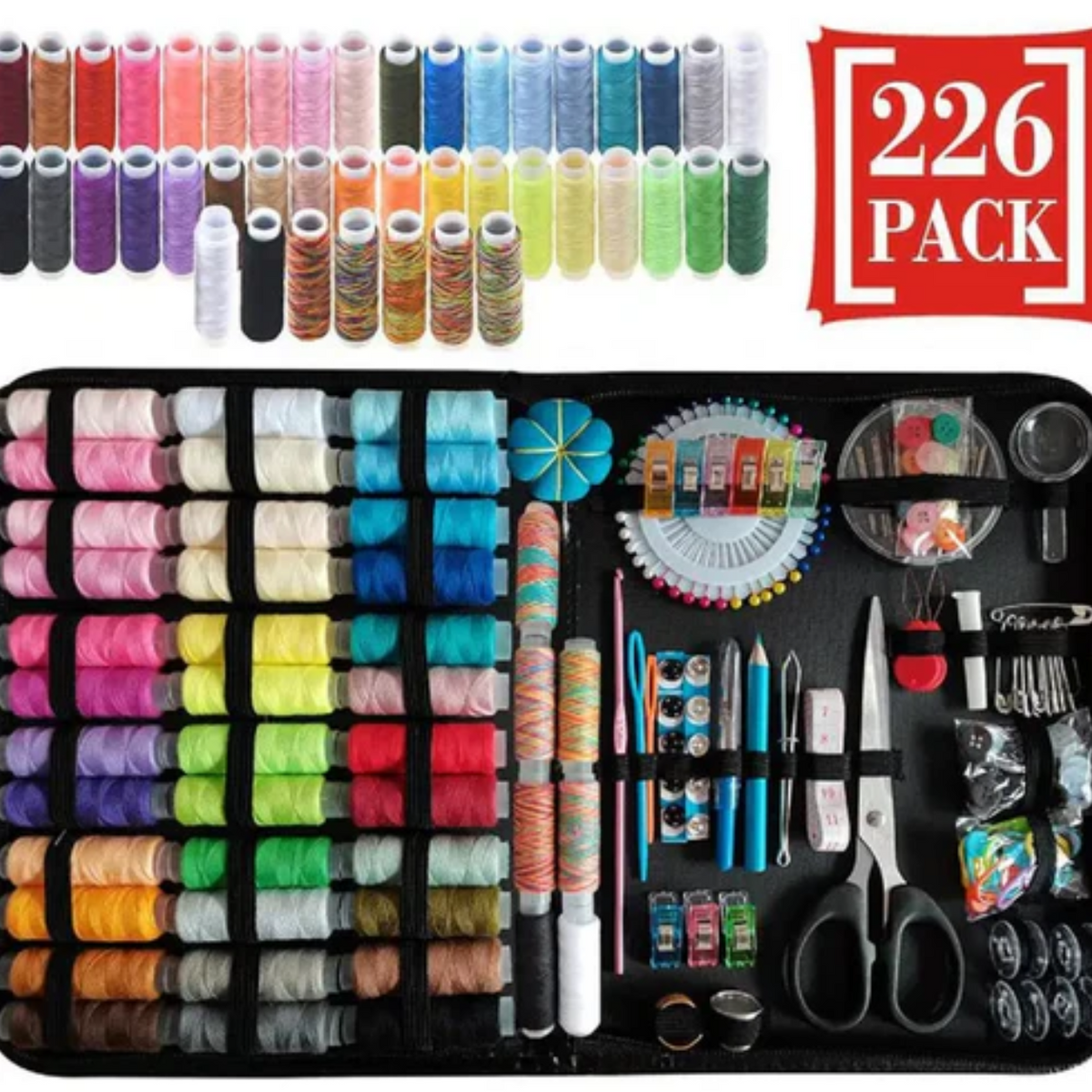226-Piece Sewing Set for Students – Complete Crafting Essentials