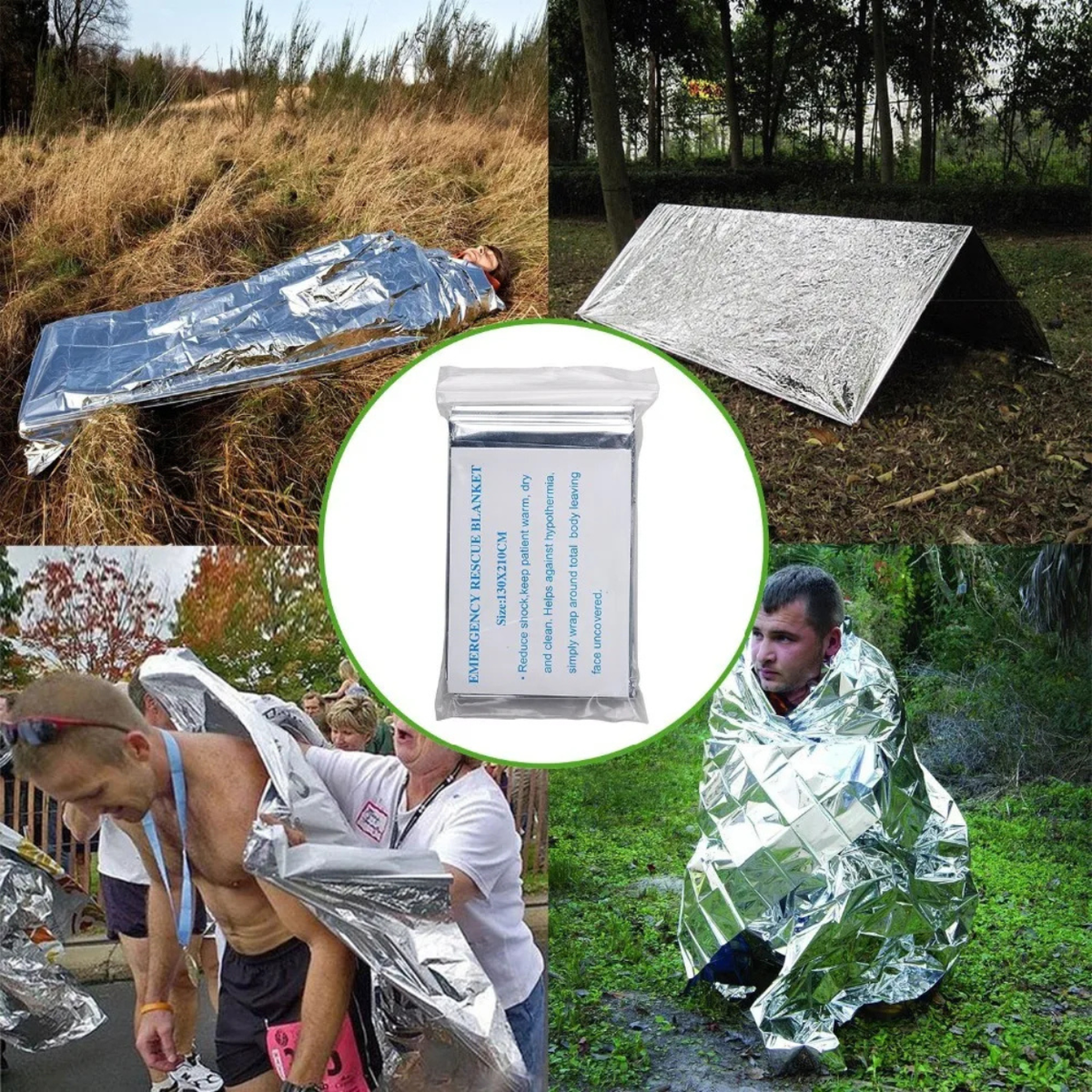 Survival Kit with 12 Essential Tools for All-Terrain Use