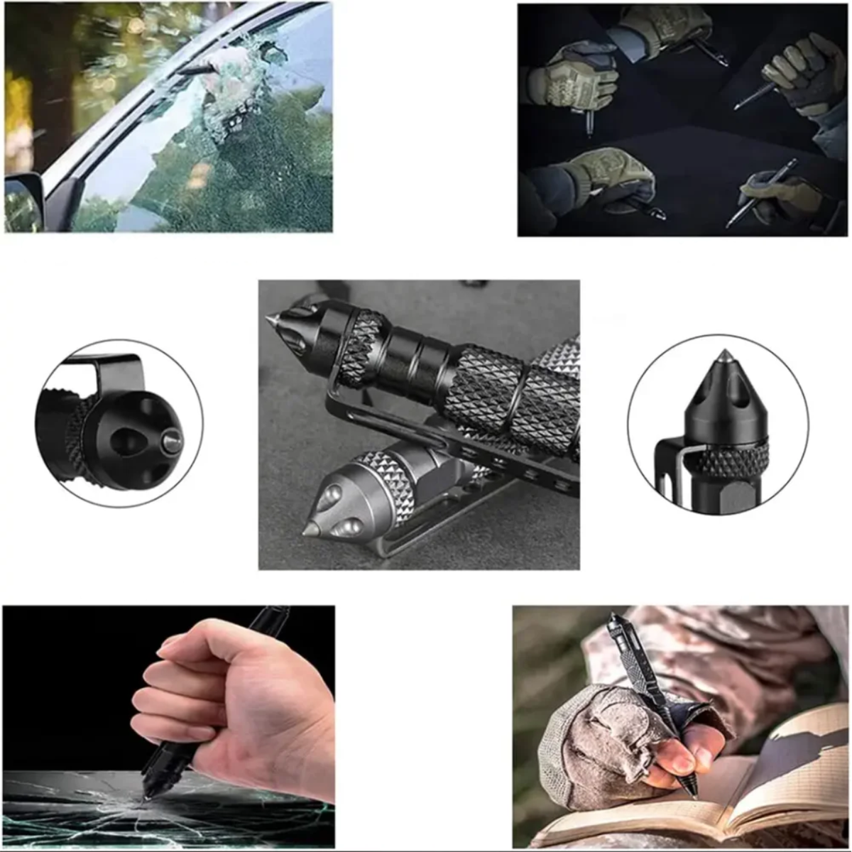 Survival Kit with 12 Essential Tools for All-Terrain Use
