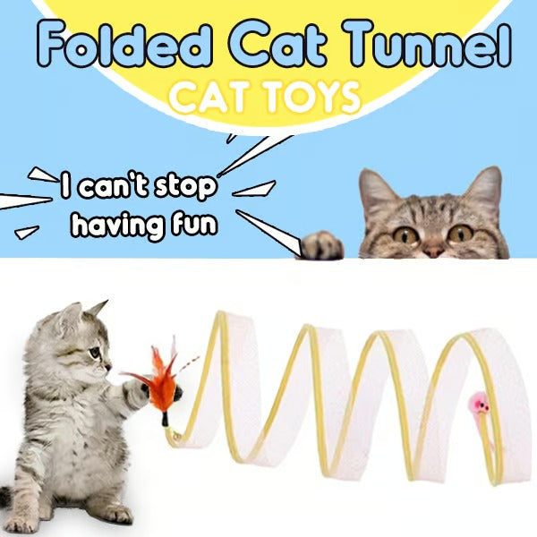 PurrfectPlay Tunnel | Collapsible Cat Adventure Hub