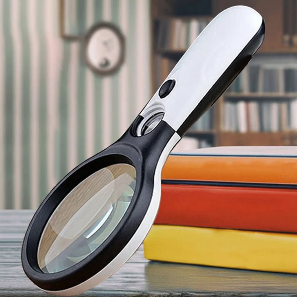 LED Magnifying Glass - Handheld Tool for Detailed Viewing and Reading