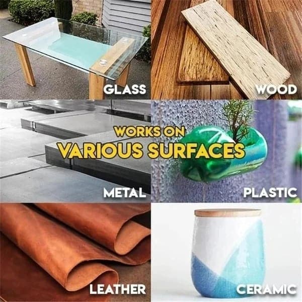 QuickHold Adhesive | Strong, Clear Bond for All Materials