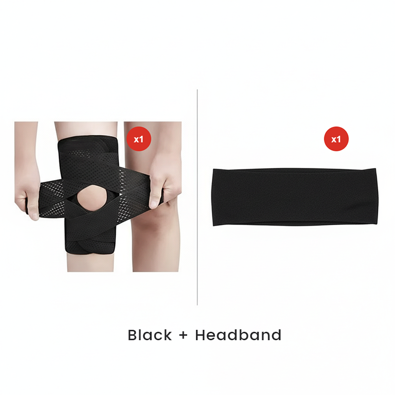 Dynamic Knee Support | Adjustable Straps | Breathable Comfort