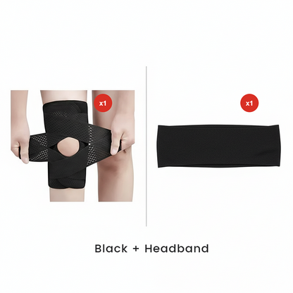 Dynamic Knee Support | Adjustable Straps | Breathable Comfort