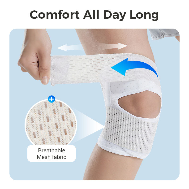 Dynamic Knee Support | Adjustable Straps | Breathable Comfort