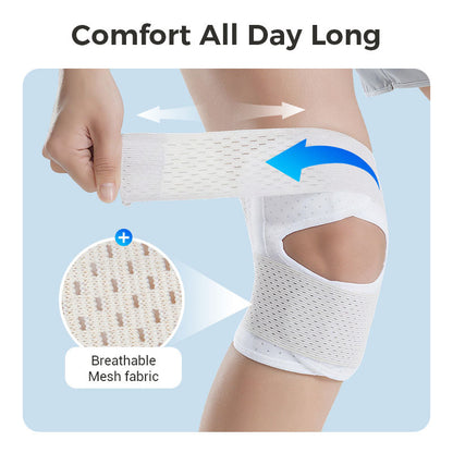 Dynamic Knee Support | Adjustable Straps | Breathable Comfort