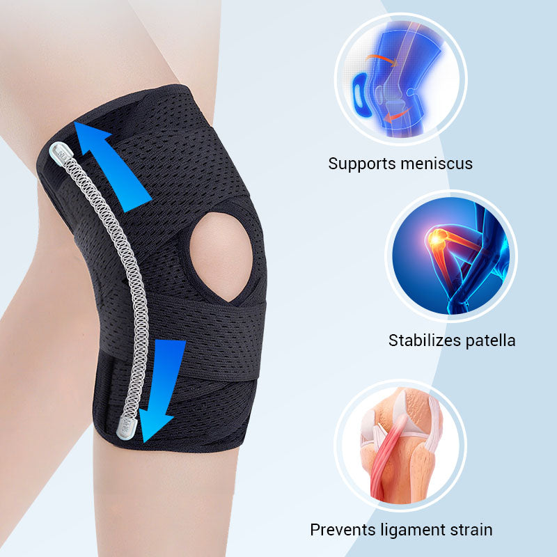 Dynamic Knee Support | Adjustable Straps | Breathable Comfort