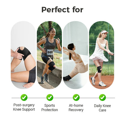 Dynamic Knee Support | Adjustable Straps | Breathable Comfort