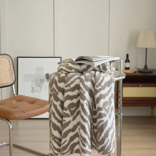 Chic Zebra Design Cozy Blanket for All Occasions