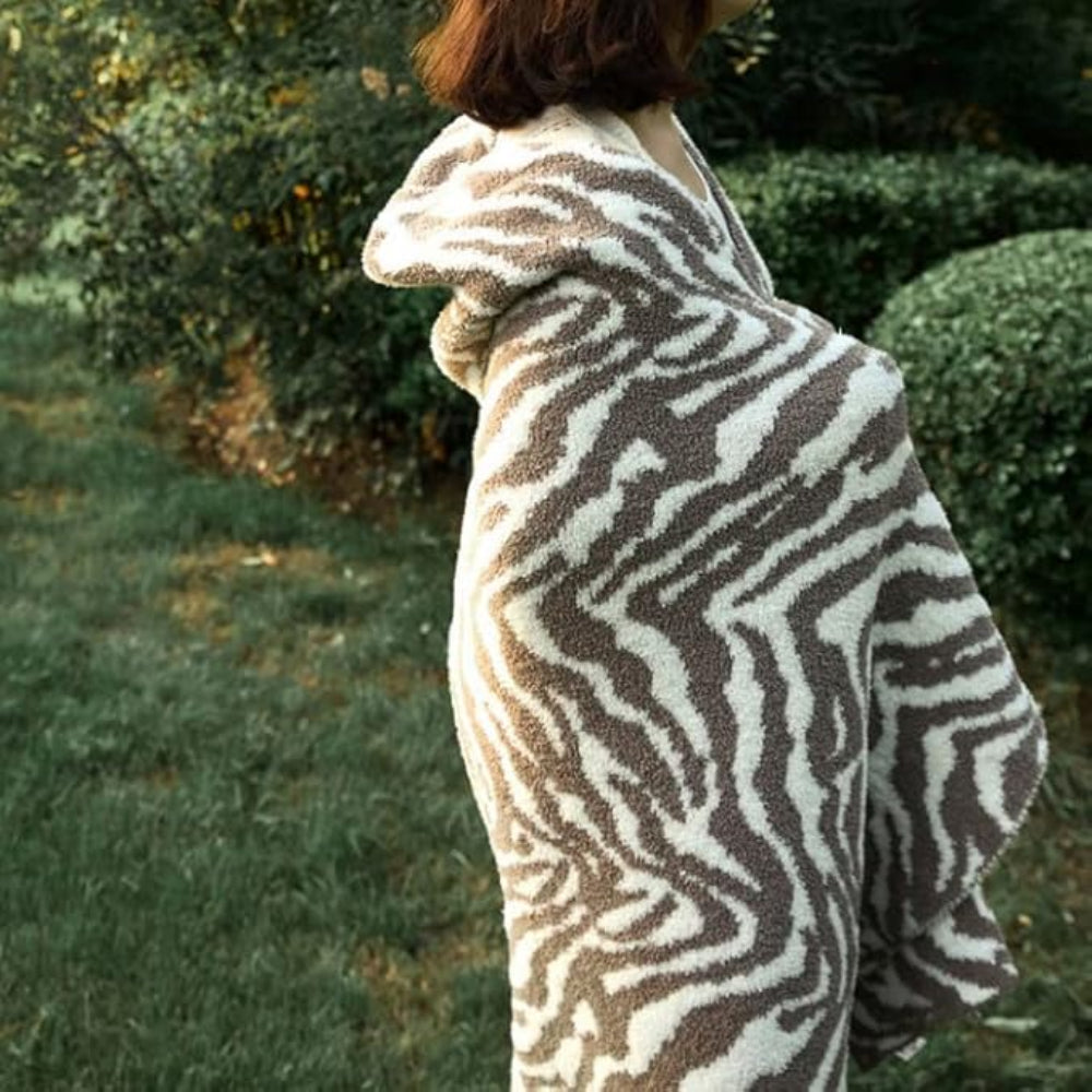 Chic Zebra Design Cozy Blanket for All Occasions