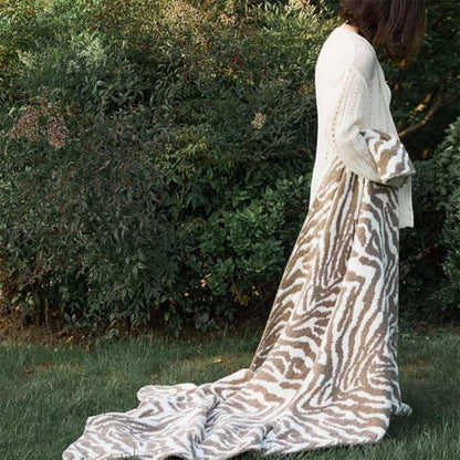 Chic Zebra Design Cozy Blanket for All Occasions